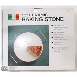 NEW BUONA CUCINA 13" CERAMIC BAKING STONE
