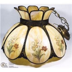 VINTAGE TIFFANY STYLE CEILING LIGHT