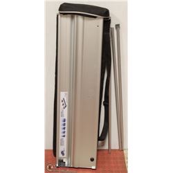 TRADESHOW ROLLUP BANNER STAND IN CASE