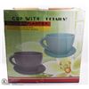 Image 1 : CUP & SAUCER PLANTERS
