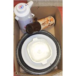 ESTATE FLAT WITH WASH BASINS, THERMOS & MORE