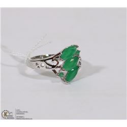 #97- GREEN EMERALD RING