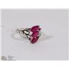 Image 1 : #94- RED RUBY RING