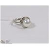 Image 1 : # 91-AKOYA CULTURED PEARL RING
