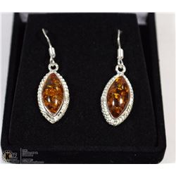 #18- BALTIE AMBER GEMSTONE EARRINGS