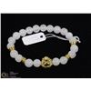 Image 1 : #50-WHITE JADE BRACELET BEAD