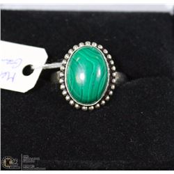 #1-MALACHITE GEMSTONE RING
