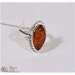 #17- BALTIE AMBER GEMSTONE RING