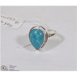 #51- CARIBBEAN LARIMAR GEMSTONE RING