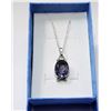 Image 1 : #17 - NATURAL OVAL FACETED AMETHYST