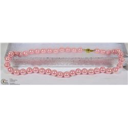 203-SEA SHELL PEARL NECKLACE 15"