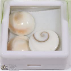 269) NATURAL SHIVA'S EYE TOTAL 31CT 3 PCS