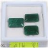 Image 1 : 15-NATURAL GREEN EMERALD 19CT