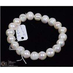 117-FRESH WATER PEARL BRACELET 7.5"