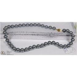 202-SEA SHELL PEARL NECKLACE 15"