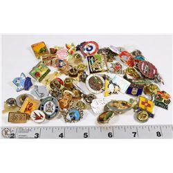 BOX OF ESTATE COLLECTOR PINS