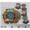 Image 1 : 4 COLLECTABLE STAR WARS PINS,4 DIFFERENT