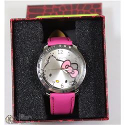 HELLO KITTY WATCH WITH PINK STRAP