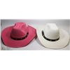 Image 1 : LOT OF 2 COWBOY HATS