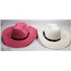 Image 1 : LOT OF 2 COWBOY HATS