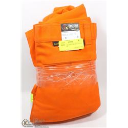 2 PAIRS OF BIG BILL ORANGE HI VIS PANTS 50X28