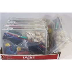 FLAT WITH 5 BOXES OF CRAFT SUPPLIES