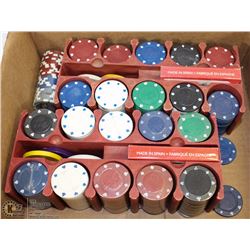 2 COMPLETE POKER SETS