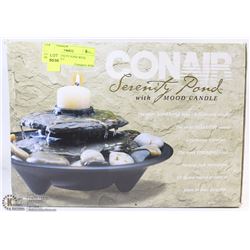 CONAIR SERENITY POND WITH MOOD CANDLE