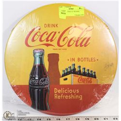 NEW COCA COLA 12" TIN SIGN
