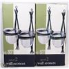 Image 1 : 2 SETS OF 2 WALL SCONCES
