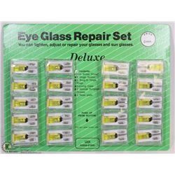 CARD WITH 20 EYE GLASS REPAIR SETS