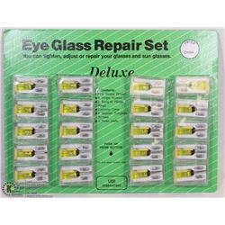 CARD WITH 20 EYE GLASS REPAIR SETS