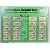 Image 1 : CARD WITH 20 EYE GLASS REPAIR SETS