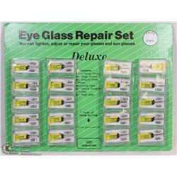 CARD WITH 20 EYE GLASS REPAIR SETS