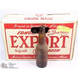 EDMONTON EXPORT BEER CASE