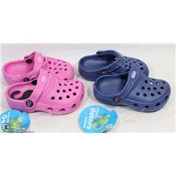 LOT OF 2 PAIRS CHILDRENS GEKKO SLIP ON SHOES SIZE 5