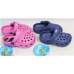 LOT OF 2 PAIRS CHILDRENS GEKKO SLIP ON SHOES SIZE 5