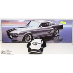 PLAQUE STYLE 12"X36" PRINT T OF SHELBY COBRA G.T500