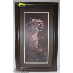 CHEETAH FRAMED PICTURE