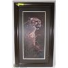 Image 1 : CHEETAH FRAMED PICTURE