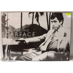 SCARFACE PICTURE PLAQUE