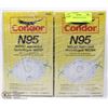 Image 1 : LOT OF 4 BOXES OF N95 DUST MASKS