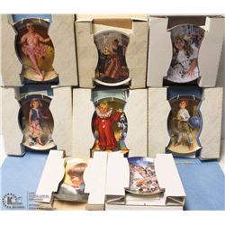 BOX OF ASSORTED COLLECTORS PLATES INCL BRADFORD