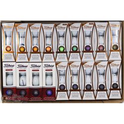 FLAT OF TITLEIST RECLAIMED GOLF BALLS