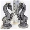 Image 1 : DRAGON TAPERED CANDLE HOLDERS