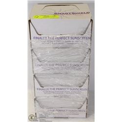 4 CASES OF SMARTSHIELD SPF30 SUNSCREEN PACKETS