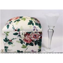 PARTY LIGHT BURNER W/ FABRIC STORAGE BOX