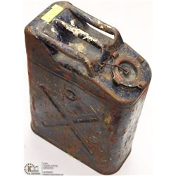 BLUE VINTAGE GAS CAN