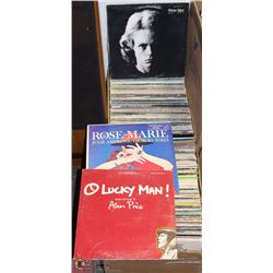 2 BOXES OF ASSORTED RECORDS