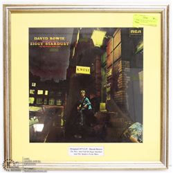 DAVID BOWIE RCA ORIGINAL 1972 LP THE RISE AND FALL